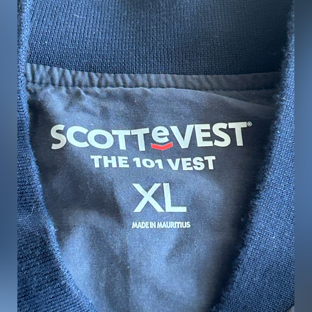 Men’s Scottevest The 101 Vest Blue sz XL - Picture 2 of 9